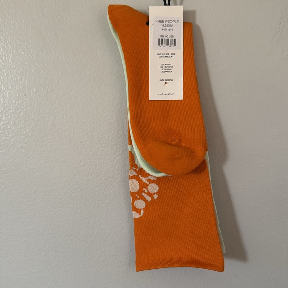 Free People Movement Colorblock Buti Tall Socks OS - Picture 4 of 7